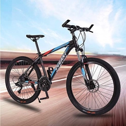 YXYLD Fahrräder YXYLD Herren-Mountainbike, 26-Zoll-Hardtail-Bike, leichte Aluminiumlegierung, Mountainbike mit verdickten Reifen, Doppelscheibenbremsen, 24 Zoll, 21-Gang