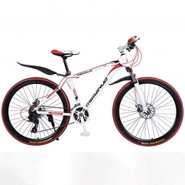 ZHTY Fahrräder ZHTY 26In 27-Gang-Mountainbike für Erwachsene, Leichtmetall-Vollrahmen aus Aluminiumlegierung, Herrenrad mit Vorderradaufhängung, Mountainbike mit Scheibenbremse