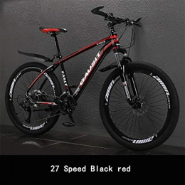 ZYHLL Mountainbike ZYHLL 27 Speed-Mountain Bike 26 Zoll Mit Doppelscheibenbremse U Typ Vorderradgabel Shock Anti-Rutsch-Ultra-Light Aluminium Rahmen Erwachsene Fahrrder, A
