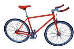 2Fast4You Erwachsene Singlespeed Bike, Orange, 28 Zoll