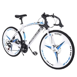 AGrAdi Rennrad für Erwachsene, Mountainbikes, 700c-Rennräder, Herren, Erwachsene, 21-Gang-Doppelscheibenbremse, leichte Rennräder mit Rahmen aus Kohlenstoffstahl (weiß)