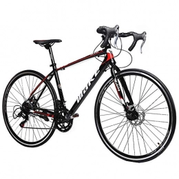 AZYQ Adult Rennrad, Jungen Mdchen 14-Gang Leichtes Aluminium Rennrad, Doppelscheibenbremse Rennrad, 700C Rder, Rot,rot