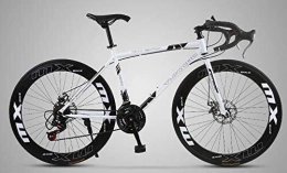 AXWT Rennräder Bicycle Adult Rennrad High-Speed-Turm Rad Mechanische Doppelscheibenbremse Getriebe kann mit voller Thumb High Carbon Stahlrahmen 26 Zoll 60 Messer Fahrrad betrieben Werden