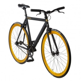 bonvelo Fahrräder bonvelo Singlespeed Fixie Fahrrad Blizz Heart of Gold (Medium / 53cm für Körpergrößen von 160cm bis 171cm)