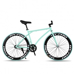 Byjia 700C 26 Zoll Rennrad, Rahmen Aus Kohlenstoffstahl, Single Speed, Fester Rückwärtsbremsgang, Für Männer/Frauen Erwachsene