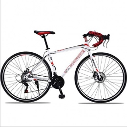 CHHD Rennräder CHHD Mountainbike-Fahrrad 47 cm gebogener Lenker Doppelscheibenbremsen, Einrad-Fahrrad mit Variabler Geschwindigkeit, 21 Geschwindigkeit / 27 Geschwindigkeit / 30 Geschwindigkeit