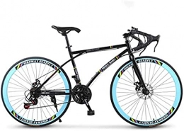 CNDZC Fahrräder CNDZC Rennrad, 24-Gang-26-Zoll-Fahrräder, Doppelscheibenbremse, Rahmen aus Kohlenstoffstahl, Rennradrennen, nur für Männer und Frauen, E, Exquisite