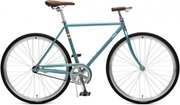 Critical Cycles Fahrräder Critical Cycles Herren Parker City Bike mit Coaster Brake Bicycle, Ice Blue, M