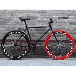 CSS Fahrräder CSS Rennrad, 26-Zoll-Fahrräder, abisoliertes Fixie-Bremssystem, Rahmen aus kohlenstoffhaltigem Stahl, Rennradrennen, Herren 'S' und 'Damen' für Erwachsene 7-10, Z.