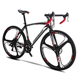 Extrbici XC550 Rennrad 21 Geschwindigkeit 49 cm / 54 cm Rahmen 700C Räder Rennrad Doppelscheibenbremse Fahrrad (XC550-49CM-K Wheel)