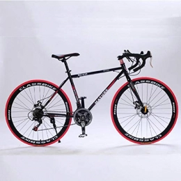 Fahrrad Mit Festem Gang Fahrradbiegegriff Mit Variabler Geschwindigkeit Doppelscheibenbremse Aluminium-Rennrad Mnnliches Und Weibliches Fahrrad-Red_Black_30_Speed