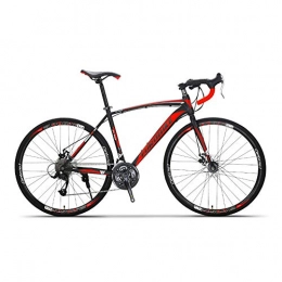 Yuxiaoo Fahrräder Fahrrad, Rennrad, 27-Gang-Rennrad, Adult Sport Hybrid-Rennrad, Rahmen aus kohlenstoffhaltigem Stahl, 700C-Rad, nicht leicht zu verformen, mit Montagewerkzeugen / B / 163x94cm