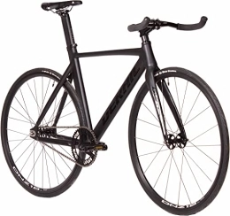FK Cycling Fahrräder FK Cycling Fahrradbahn, Fixie, Fixed, Aero-Rahmen Aluminium, 3D-Gabel, enthalten 3 Arten von Lenker.…… (XL 580)