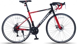 giyiohok 27,5-Zoll-Rennräder 700C High Carbon Steel Rennrad Rennrad mit Variabler Geschwindigkeit für Männer und Frauen-14 Geschwindigkeit rot
