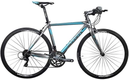 GJZM Fahrräder GJZM Mountainbikes Adult Rennrad Männer Frauen Leichtes Aluminium - Rennrad Rennrad Stadt - Pendler - Fahrrad - Straßen - Fahrrad - Blau 18 - Speed-18 Speed_Blue
