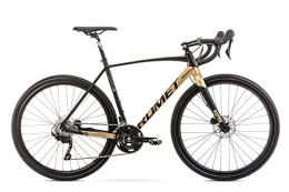 Cicli Puzone Fahrräder Gravel-Gabel aus Carbon, Rennrad, Scheibenbremsen, hydraulisch, Fahrrad, Rahmen aus Aluminium, Romet, Modell Asre 2, LTD Cambio, Shimano GRX 20 V (56 cm – L)