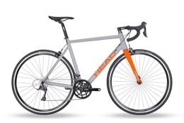 HEAD Fahrräder HEAD Unisex – Erwachsene I-Speed 1.0 Rennrad, grau / orange, 52