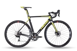 HEAD Fahrräder HEAD Unisex – Erwachsene I-Speed Team Rennrad, matt schwarz / gelb, 52