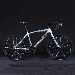 NOLOGO Rennräder Hochwertiges Fahrrad Mountainbike, Rennrad, Hard Tail Bike, 26 Zoll Fahrrad, Carbon Steel Adult Bike, 21 / 24 / 27 / 30 Speed Bike, Bunte (Color : E, Size : 30 Speed)