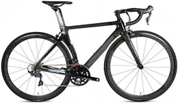 HongLianRiven BMX Rennrad High Modulus Carbonrahmen 22 Geschwindigkeit 700C * 23C Bike, Rennrad Fahren, Erwachsene Männer und Frauen 6-20 (Color : Black)