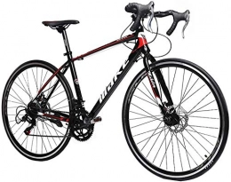 IMBM Fahrräder IMBM Adult Rennrad, Junge Mädchen 14 Geschwindigkeit Leichte Aluminium-Rennrad, Doppelscheibenbremse Rennrad (Color : Red)