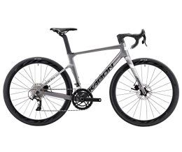 KABON Fahrräder KABON Carbon Rennrad, 700C Carbonfaser Rahmen Rennrad mit Shimano Ultegra R8000 Scheibenbremse Rennrad für Männer und Frauen