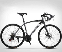 lqgpsx  lqgpsx 26-Zoll-Rennrad, 24-Gang-Bikes, Doppelscheibenbremse, Rahmen aus Kohlenstoffstahl, Rennradrennen, nur für Erwachsene für Männer und Frauen