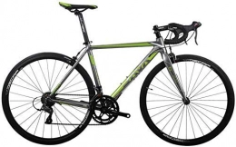 LQH Rennräder LQH Rennrad, Aluminium-Legierung Rennrad, Rennrad, Citybike Pendel, einfach zu bedienen, komfortabel und langlebig (Farbe: Grün, Größe: 16 Speed) (Color : Green, Size : 18 Speed)