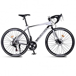 M-YN Rennräder M-YN 14 Speed ​​Road Bike 700c Räder Rennrad Fahrrad Dualscheiben Bremsfahrräder(Color:Weiß)