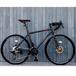 M-YN Fahrräder M-YN Rennrad 68cm Rahmen 700c Räder 27 Geschwindigkeit Verschiebung Dual-scheibenbremsen Road Fahrrad Für Herren(Color:schwarz)