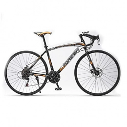 M-YN Fahrräder M-YN Road Bikes 68cm Rahmen 700c Hochrandrad 21 Geschwindigkeitsscheibenbremse Straße Fahrrad(Color:schwarz+orange)