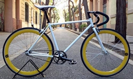 Mowheel Rennräder Mowheel Fahrrad Monomarcha Pista Fixie-B klassisch T-54 cm gelb