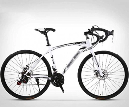N\A Rennräder  ZGGYA Erwachsene Hybrid-Fahrrad, doppelte Scheibenbremsen, hoher Kohlenstoffstahl-Rahmen, 26-Zoll-Rennrad, 24-Gang-Fahrrad, Rennradrennen, Mountainbike