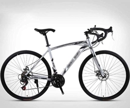 N\A Fahrräder NA ZGGYA Erwachsene Hybrid-Fahrrad, doppelte Scheibenbremsen, hoher Kohlenstoffstahl-Rahmen, 26-Zoll-Rennrad, 24-Gang-Fahrrad, Rennradrennen, Mountainbike