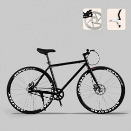 PARTAS Rennräder PARTAS Fortgeschrittene, Rennrad, 26-Zoll-Bikes, Doppelscheibenbremse, High Carbon Stahlrahmen, Straßenfahrradrennen, Männer und Frauen Erwachsener, Farb (Color : B)