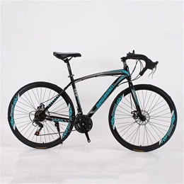 QCLU Fahrräder QCLU Mountainbike, Outdoor Radfahren, 26‚‘ Rennrad, Erwachsene Fahrräder, Fully Aluminium Rennrad mit 21- Gang 700c Scheibenbremse (Color : Blue)