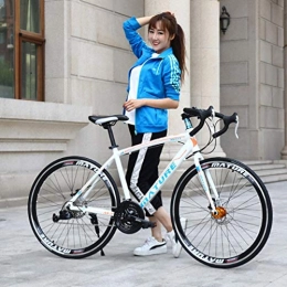QISKAII Fahrräder QISKAII Rennrad 21 30 33 Geschwindigkeit ultraleichte Aluminiumlegierung Doppelscheibenbremsen Variable Geschwindigkeit Fahrradkurve Student Fahrrad Rennrad