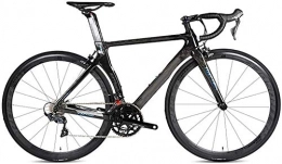 QZ Fahrräder QZ Rennrad High Modulus Carbonrahmen 22 Geschwindigkeit 700C x 23C Bike, Rennrad Fahren, Erwachsene Mnner und Frauen (Color : Black)