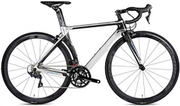 QZ Fahrräder QZ Rennrad High Modulus Carbonrahmen 22 Geschwindigkeit 700C x 23C Bike, Rennrad Fahren, Erwachsene Mnner und Frauen (Color : Silver)