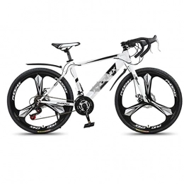M-YN Fahrräder Rennrad 24 Geschwindigkeit 700c Räder Erwachsene Straße Fahrradscheibenbremse Für Frauen Männer Aluminiumrahmen Pendeln Fahrrad, Leichter Und Schneller, 27.5inch(Color:weiß+schwarz)