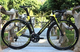 VHJ Fahrräder VHJ Rennrad aus Aluminiumlegierung Carbongabel 22-Gang-Rennradumwerfer, schwarzgrün, 50 cm