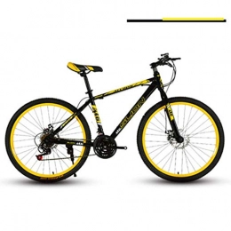 WND Rennräder WND Mountainbike Männchen   Integralrad Doppelscheibenbremse mit Variabler Geschwindigkeit Rennrad , schwarz und gelb, 26 (160-185 cm)
