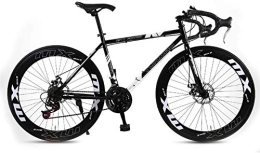 XSLY Fahrräder XSLY 2020 Neue 26-Zoll-Straße Mountainbike 24-Gang-Scheibenbremsen vorne und hinten Fahrräder for Frauen Männer Erwachsener Geeignet for Höhe: 160-185cm (Color : Schwarz)