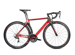 YALIXI Fahrräder YALIXI Rennrad, 22 Gang 700C * 23C mnnliche und weibliche Fahrrder, 18K Carbonrahmen mit hohem Modul, winddichter Rahmen, Rot