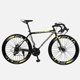 JIAWYJ Fahrräder YANGHAO-Mountainbike für Erwachsene- Rennrad, 26 Zoll 21-Gang-Fahrräder, doppelte Scheibenbremse, hoher Kohlenstoffstahlrahmen, Rennradrennen, Männer und Frauen Erwachsene DGZZXCSD-1 ( Color : C1 )