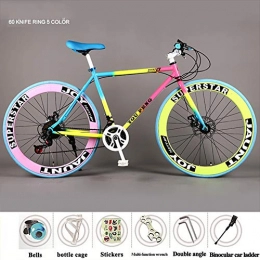 YI'HUI Fahrräder YiHui Rennrad City Pendler Fahrrad mit 21 Geschwindigkeitsstufen, 5 Farben, 602