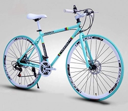 zhtt Rennräder ZHTT Rennräder für Herren und Damen, 26-Zoll-Fahrräder, Nur für Erwachsene, Rahmen aus kohlenstoffhaltigem Stahl, Rennradrennen, Rennrad mit Doppelscheibenbremse auf Rädern