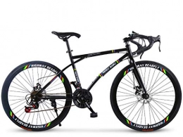 ZHTY Rennräder ZHTY 26-Zoll-Rennrad, 24-Gang-Bikes, Doppelscheibenbremse, Rahmen aus Kohlenstoffstahl, Rennradrennen, Herren und Damen für Erwachsene