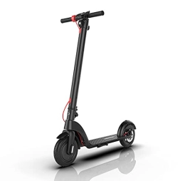 LuvTour Scooter 350W Electric Scooter 25Km / h Foldable E Scooter 20Km Long Range, 10 inch Pneumatic Tire, Headlights and Taillights, 3 Brake Systems, LCD Display, Ultra-Light City Kick Scooter for Teens and Ladies