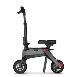 8 Inch Electric Scooter Bike 2 Wheels Electric Bicycles 250W 36V Mini Portable Foldable E Scooter Adults/Ladies Electric Bike Two Wheels Electric Bicycle with Removable Battery Portable,Black